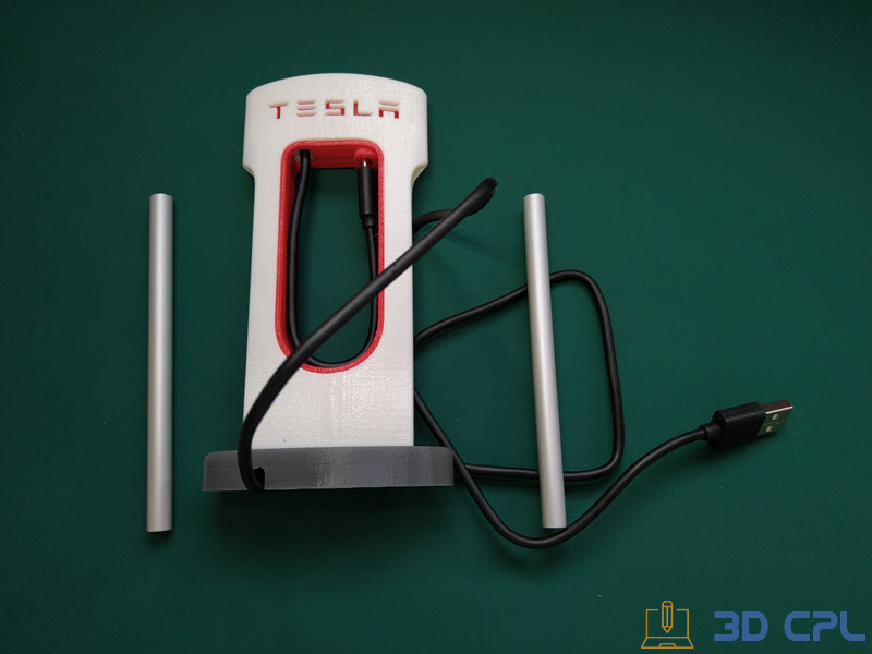 5- Montaje Tesla SuperCharger Phone Charger