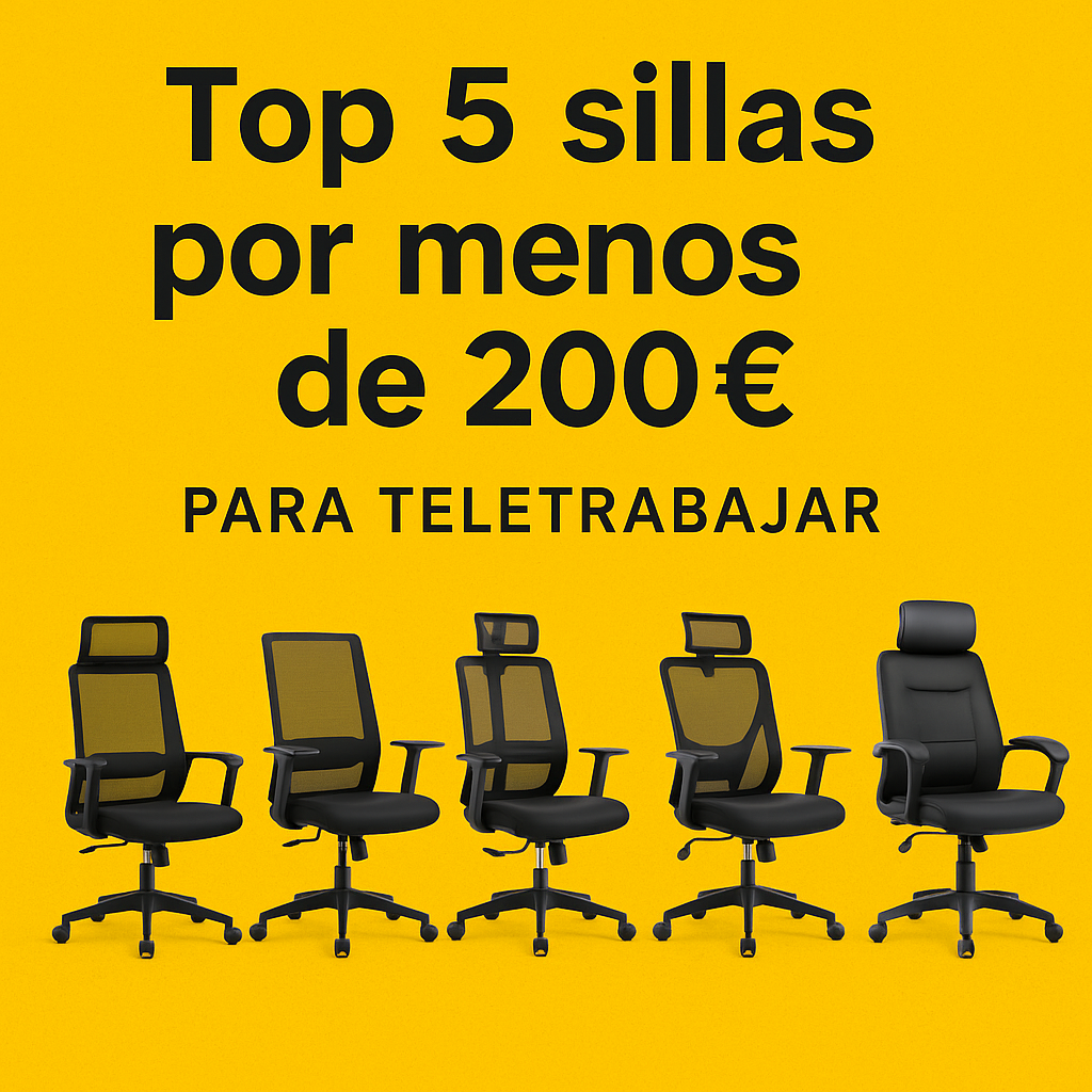 Top 5 sillas por menos de 200